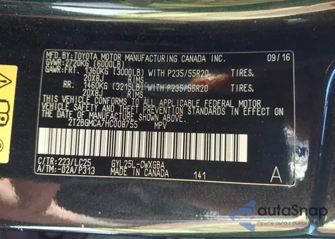 2017 Lexus Rx 450H F Sport from USA, damaged, VIN 2T2BGMCA7HC008755